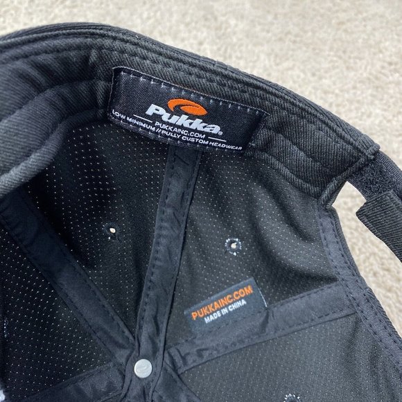 Pukka‎ Headwear Audubon Country Club Florida Hat Black StrapBack Golf Cap - Picture 6 of 10